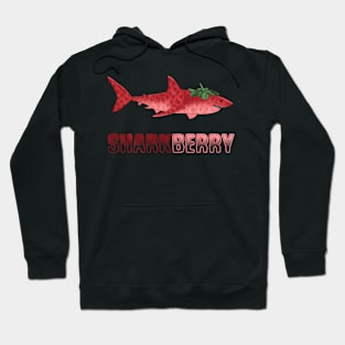 Sharkberry Shark Strawberry Graphic T Tee Hoodie